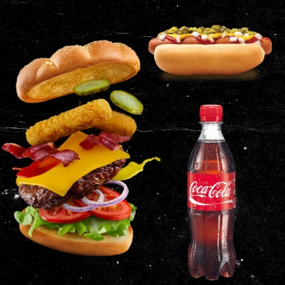 Combo 1-hamburguesas y bocadillos