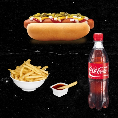 Combo 3-hamburguesas y bocadillos